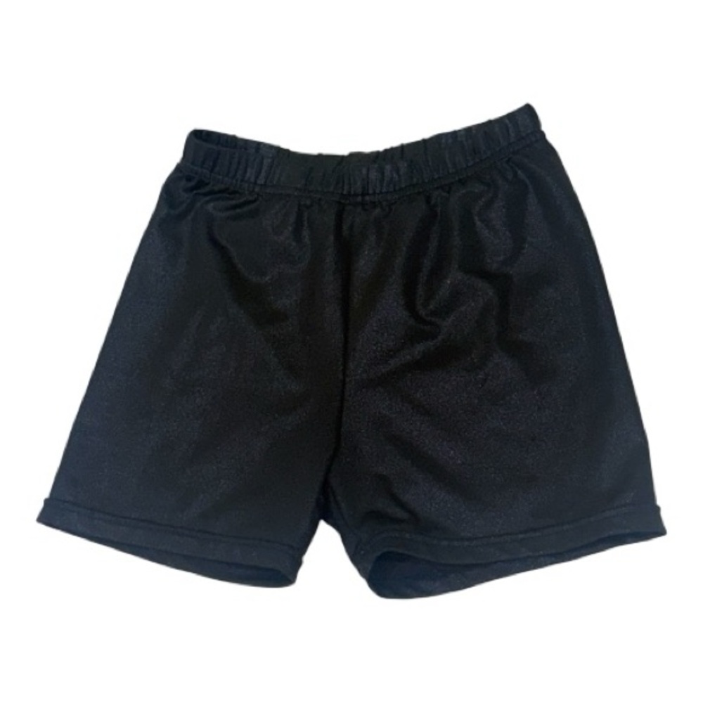 Sparkly Black Kids Shorts for Gymnastics Dance Costume